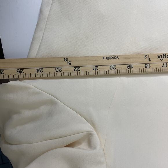 NWT ASOS Curve Ivory Cream Blazer Jacket Women’s 16 Preppy Quiet Luxury Elegant - Picture 7 of 7